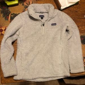 Kids Gray Patagonia Sherpa